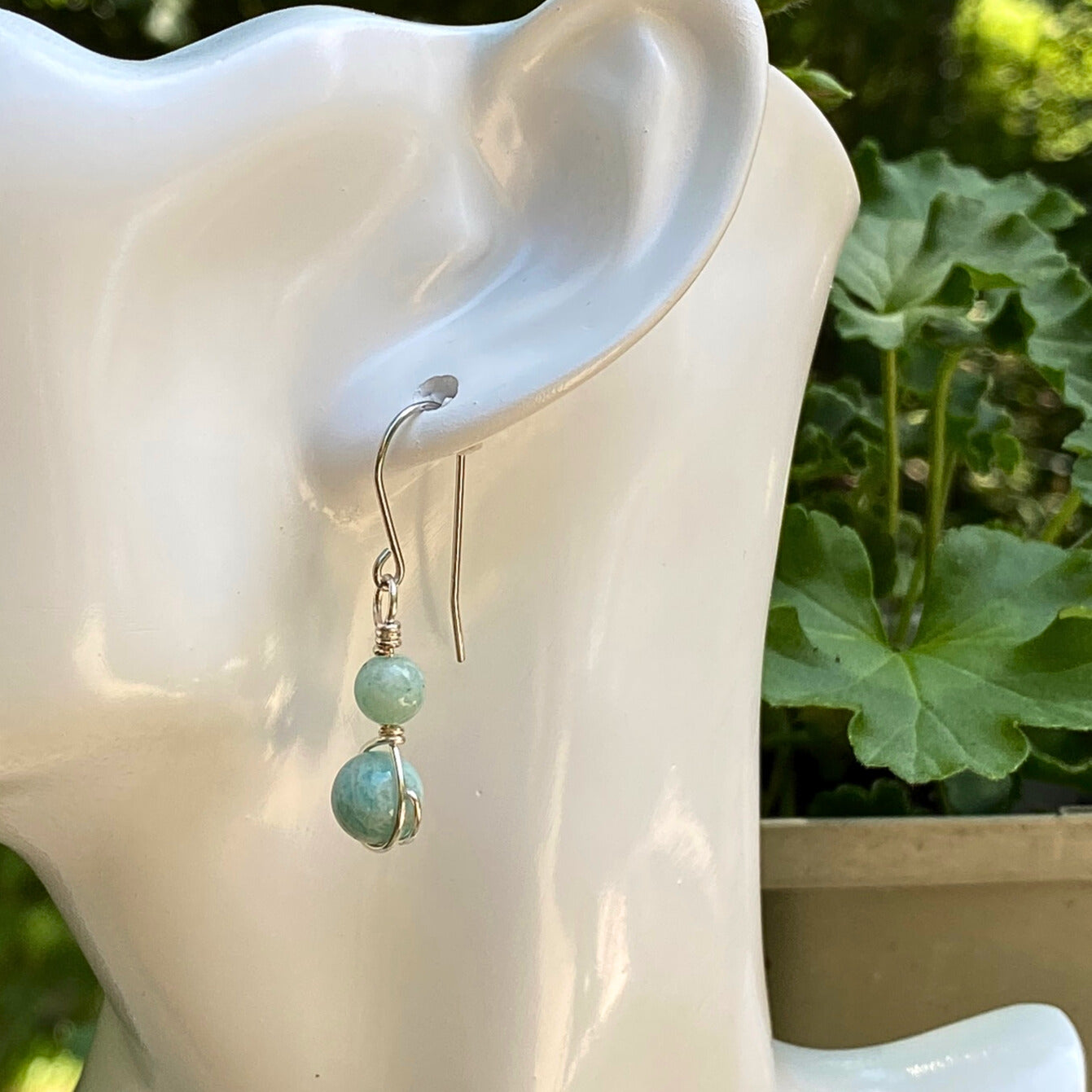 Amazonite Earrings | Communication & Love
