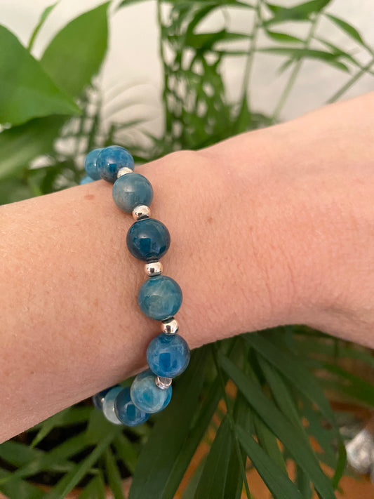 Blue Apatite Bracelet