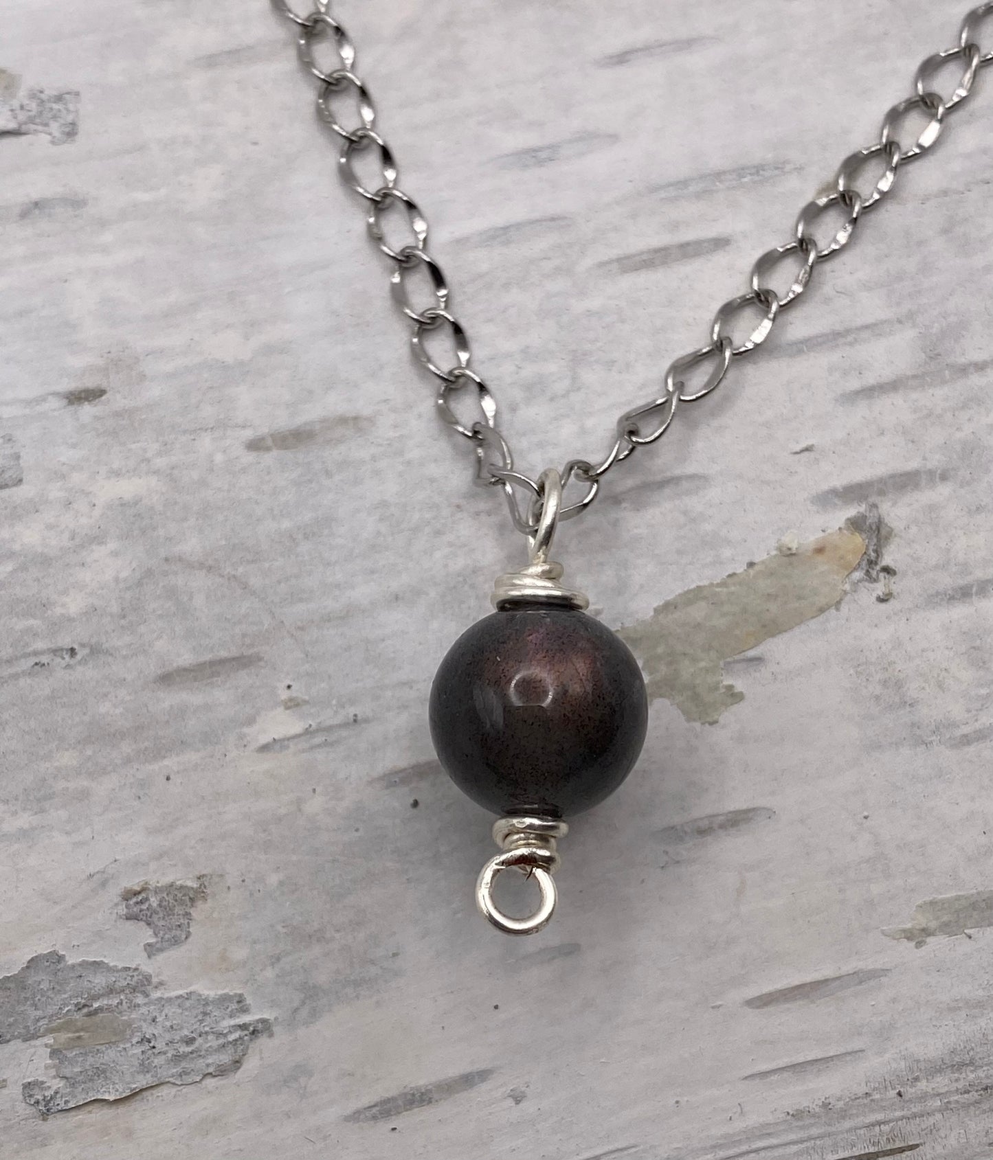 Labradorite Drop Necklace | Strength & Protection