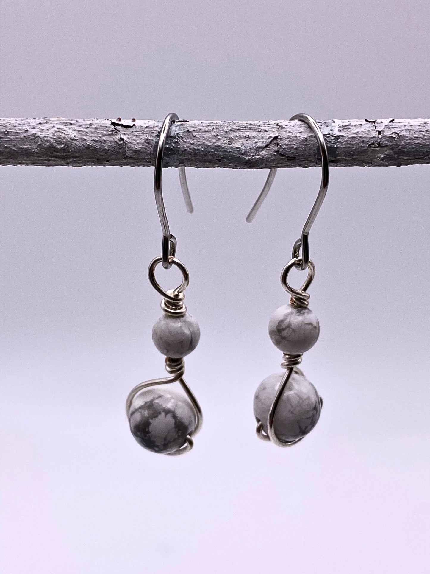 Howlite Earrings