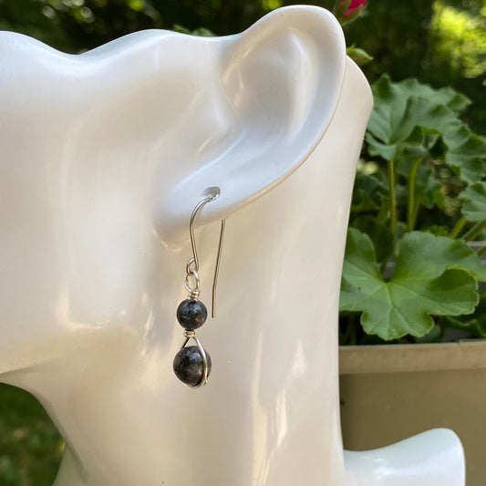 Larvikite Earrings