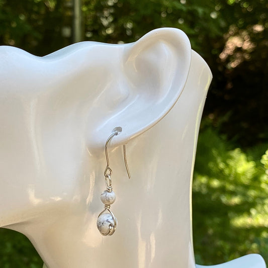 Howlite Earrings